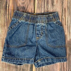 Infant Jumping Beans Jean Shorts W/ Elastic Waist- Size 9 Months
